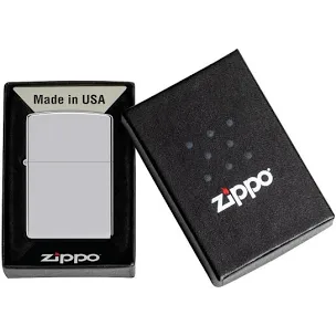Zippo Lighter Polished Chrome