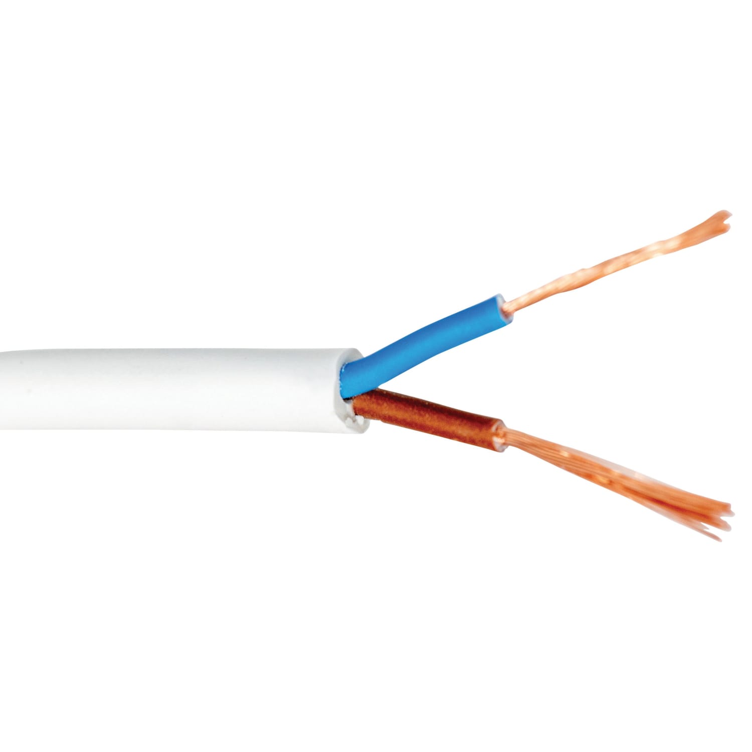 0.75mm2 2 Core Round Cable 50m