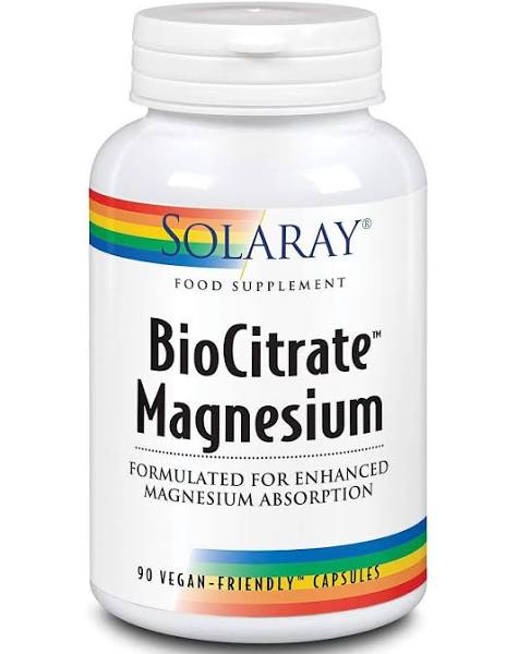 Solaray BioCitrate Magnesium 133mg - 90 Capsules