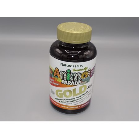 Nature's Plus Animal Parade Gold-Children's Multi-Vitamin 120 count