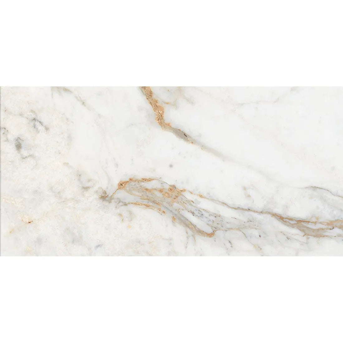 Carrara Gold icon 30x60 cm White Polished Porcelain Tiles from £27.99 sq.m (Porcelain / 23.04 sq.m / 16 boxes / 128 Tiles)