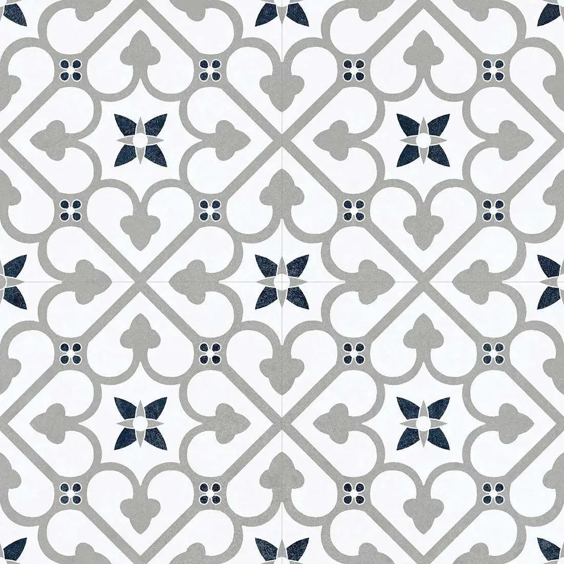Bright 45x45 cm  porcelain patterned Tiles from £23.99 sq.m (45x45 cm / 73.8 sq.m / 52 boxes / 364 Tiles)
