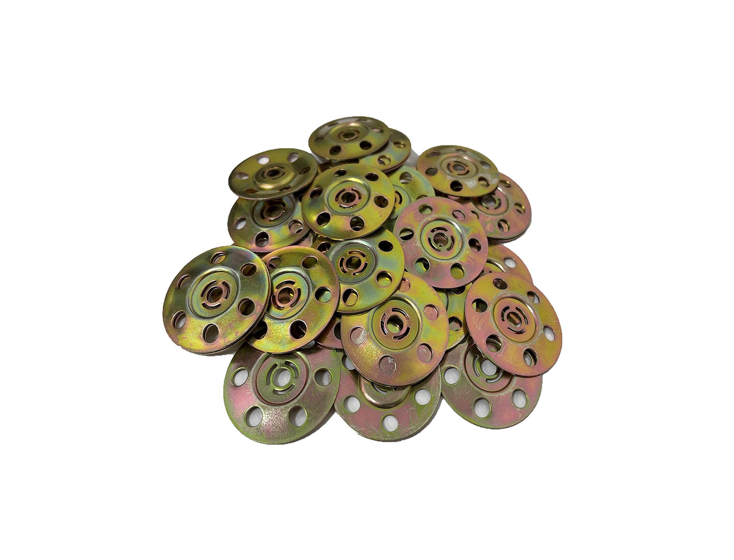 Metal Insulation Washer disc 35mm Qty 100 Galvanised Steel Passivated Steel