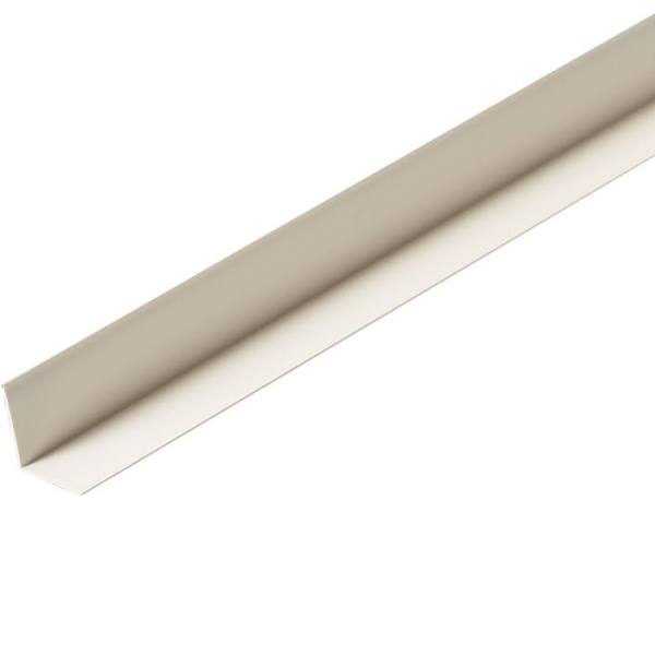 White PVC Corner (H)25Mm (W)25Mm (L)2M
