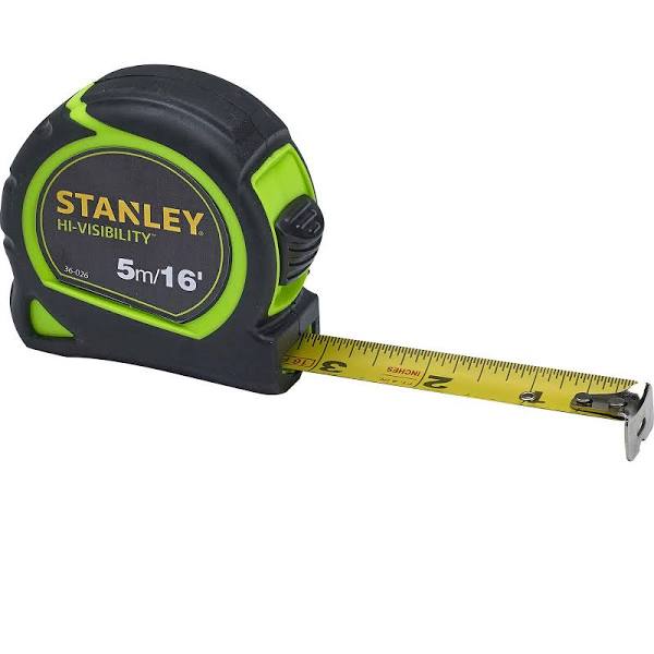 Stanley 5m (16ft) Hi-Vis Tape