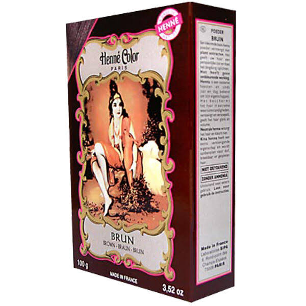 Henne Color Henna Hair Dye Colour Powder Brown 100g