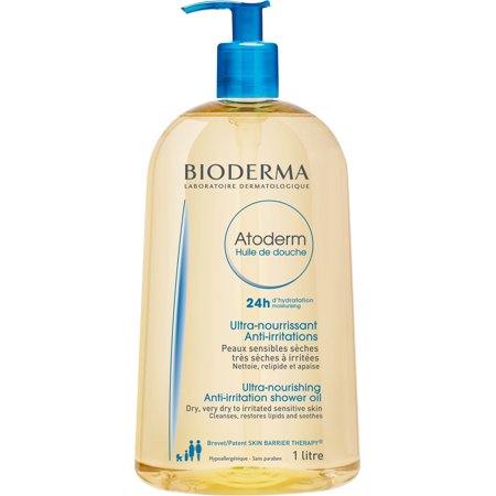 Bioderma Atoderm Moisturizing and Cleansing Oil for Very Dry Sensitive or Atopic Skin - 33.4 fl.oz.