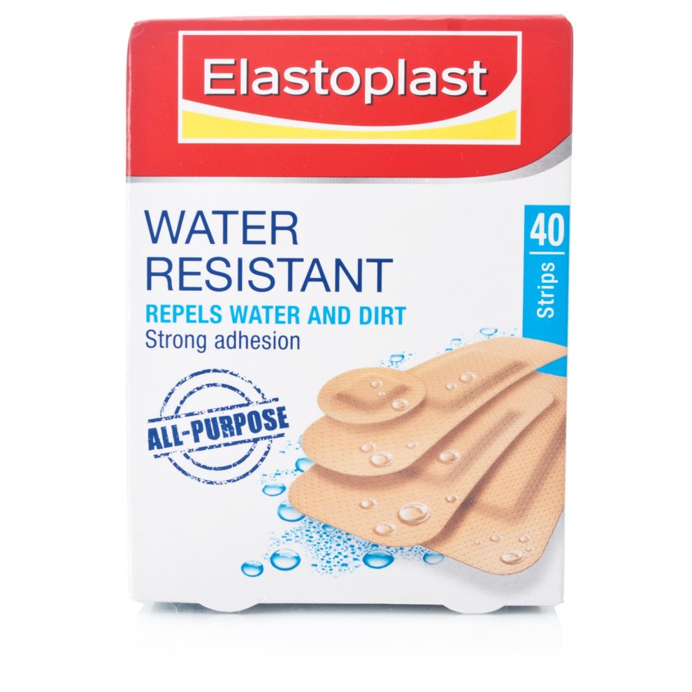 Elastoplast Water Resistant Plasters 40s