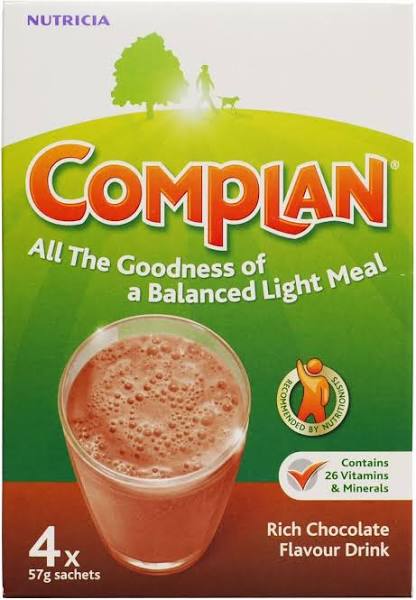 Complan Chocolate Flavour Drink 4 Sachets