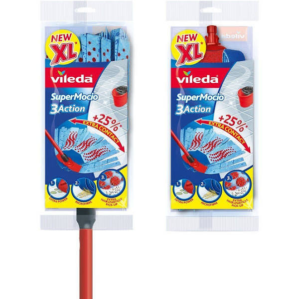Vileda SuperMocio 3 Action XL Mop with Extra Refill
