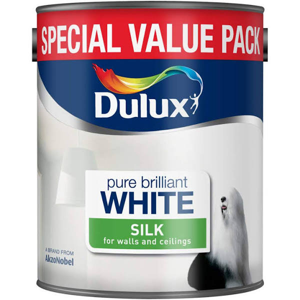 Dulux Silk 3L - Pure Brilliant White