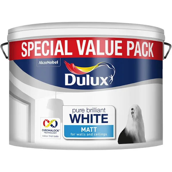 Dulux 7L Matt Pure Brilliant White