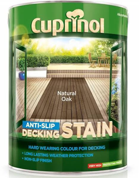 Cuprinol - Anti-Slip Decking Stain Silver Birch 2.5 Litre
