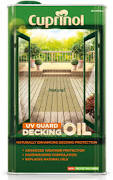 Cuprinol UV Guard Decking Oil - Natural Oak - 5 Litres