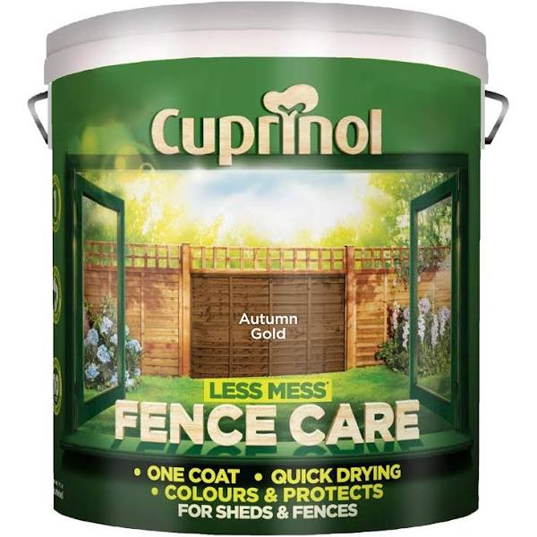 Cuprinol - Less Mess Fence Care Autumn Gold 6 Litre