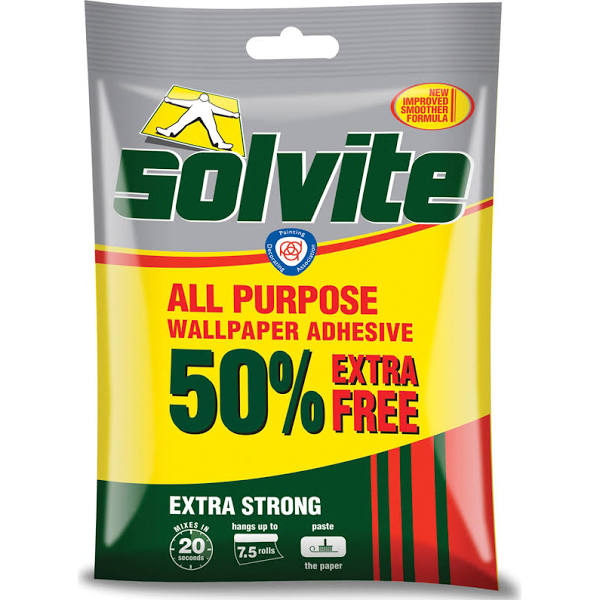 Solvite All Purpose Wallpaper Paste Sachet 5 Roll
