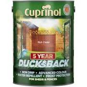 Cuprinol 5 Year Ducksback 5 Litre Rich Cedar