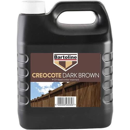 Bartoline Creocote Timber Treatment - 4L Dark Brown