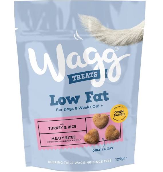 Wagg Low Fat Dog Treats - Turkey - 100g Bag