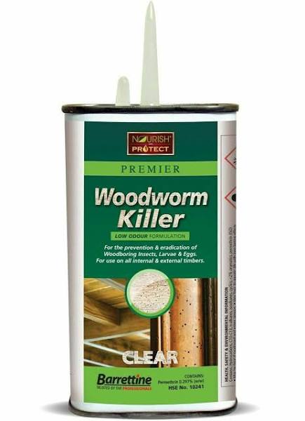Barrettine Solvent Woodworm Killer - 250ml