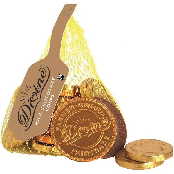 Divine Milk Chocolate Coins, 65 G