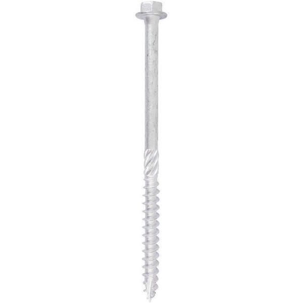 4" Hardened Hex Head Structural Screw Self Drilling Point Ruspert Coated
