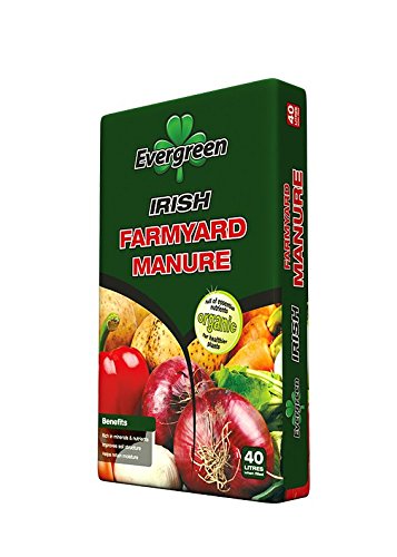 Evergreen Farmyard Manure 40 Ltr - 1 x 40 Ltr Bag - High Grade