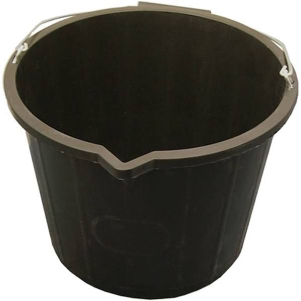 Faithfull 3 Gallon 14 Litre Bucket - Black