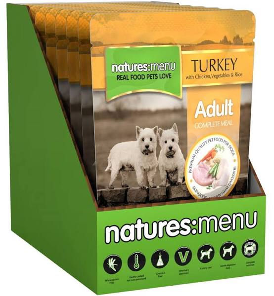 Natures Menu Dog Pouch Turkey & Chicken 300 gr