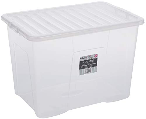 WHATMORE CRYSTAL 80L BOX & LID CLEAR 11315 by Whatmore