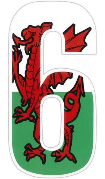 Self Adhesive Weatherproof Wheelie Bin Numbers 17cm Scotland