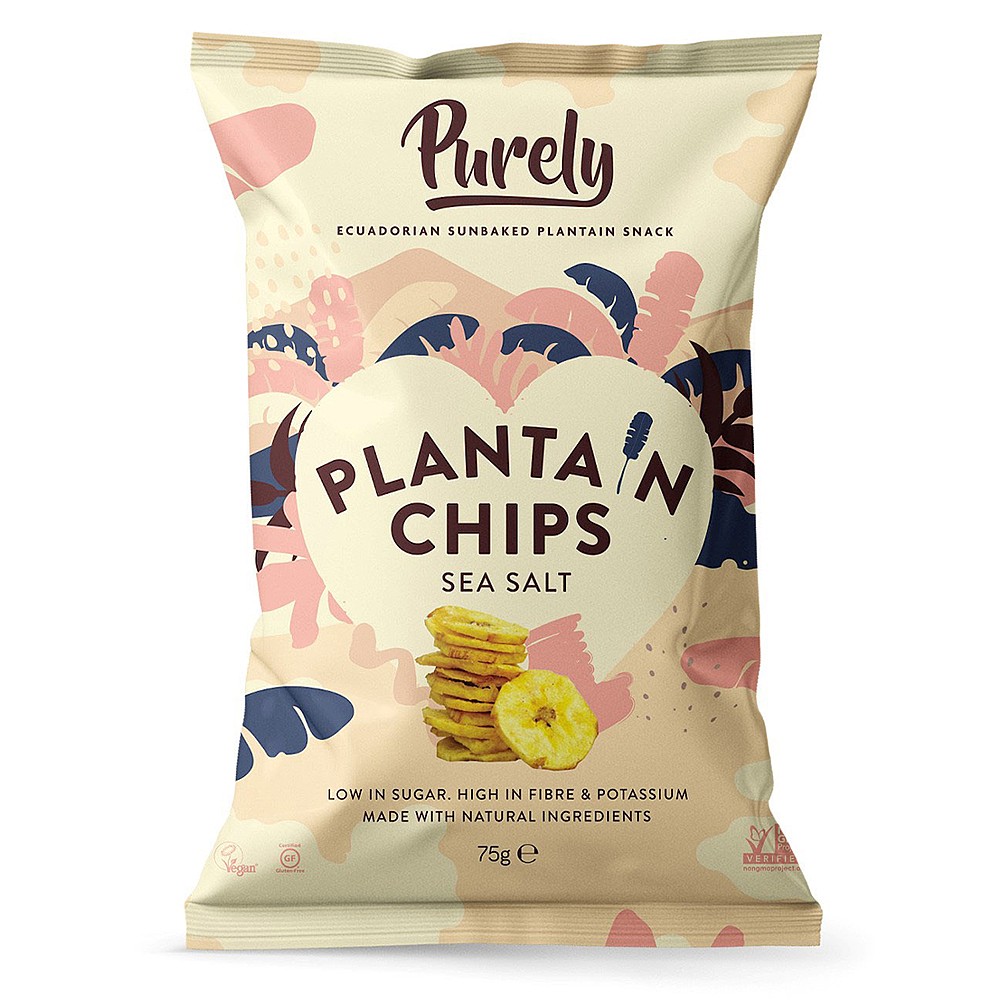 Snack Box Purely Plantain Chips ( 8 bags) - Wild Garlic