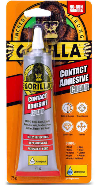 Gorilla Clear Contact Adhesive 75g