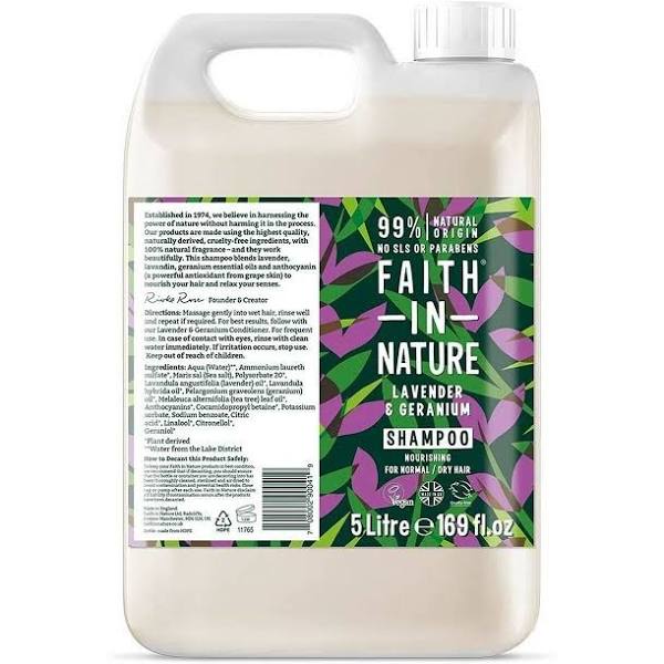 Faith in Nature Lavender & Geranium Shampoo - 5000 ml
