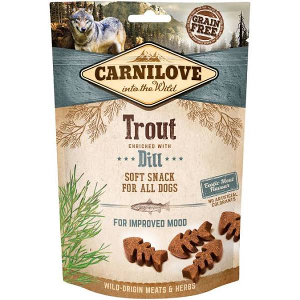 Carnilove Semi Moist Dog Treats Trout with Dill 200g